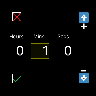 Timer settings