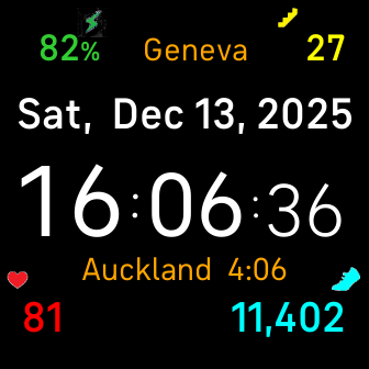 Guytec.com - SimpleSecretaryDual, Dual time zone, standard local time