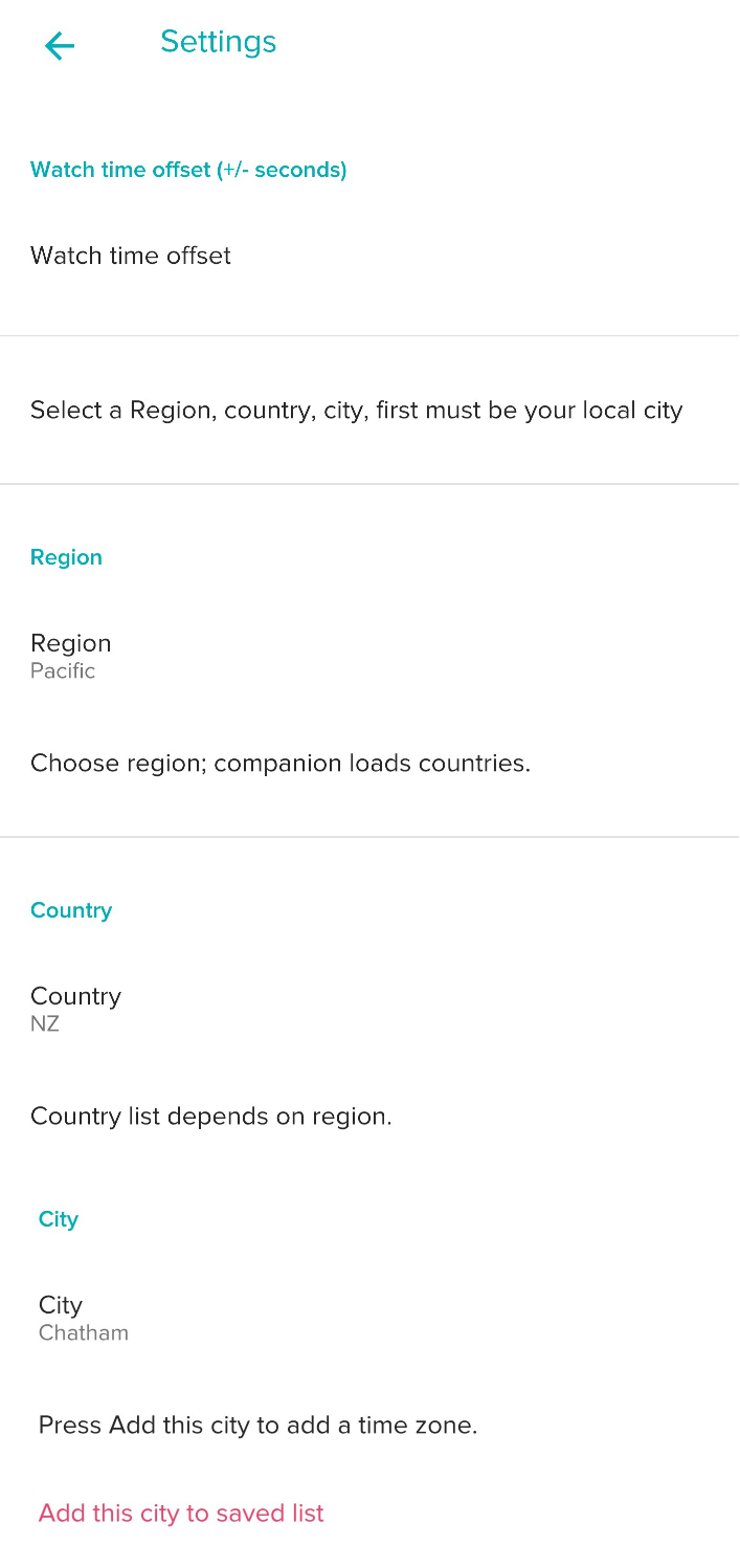 Guytec.com - SimpleSecretaryDual, Dual time zone, Settings